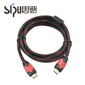 SIPU china suppliers 24K gold-plated nylon braided 4k 2.0v hdmi cord